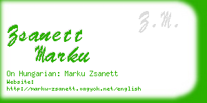 zsanett marku business card